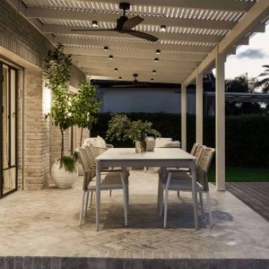 ריצוף בריק סילבר טרוורטין